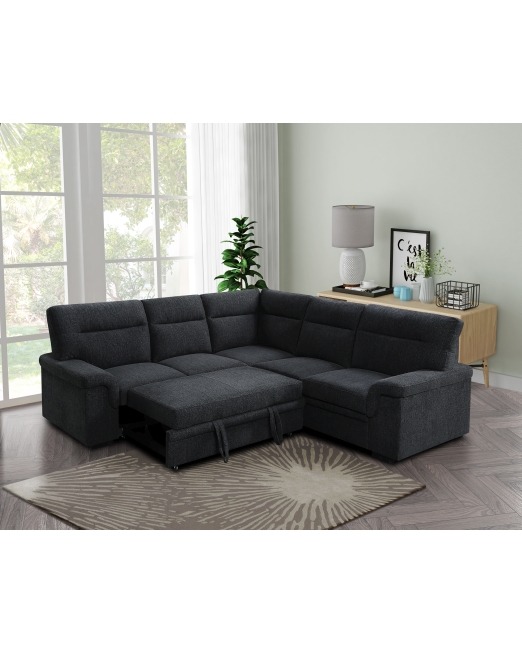 Erika Iii Corner Sofa With Pull Out Bed Fabric Perth Wa Living Emporium Erika Iii Corner Sofa With Pull Out, Corner Sofa With Fold Out Bed