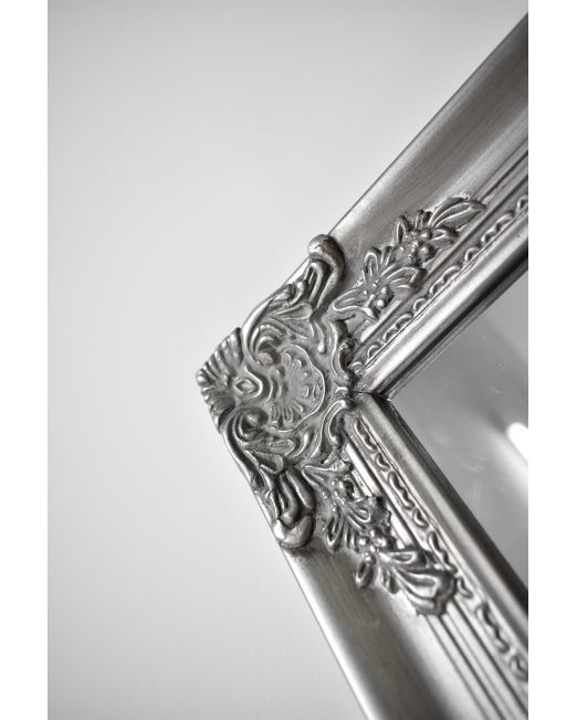 850151 Vintage Antique Studded Mirror Silver (2)