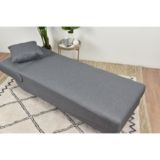 Cleo Lift Up & Pull Back Chaise Grey