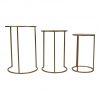 Tables Gold & Marble Look Top Set of 3 - Image 3