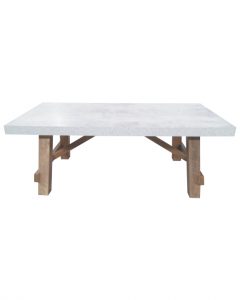 Scandi Coffee Table Faux Concrete Top