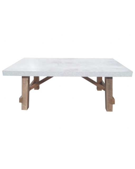 Scandi Coffee Table Faux Concrete Top