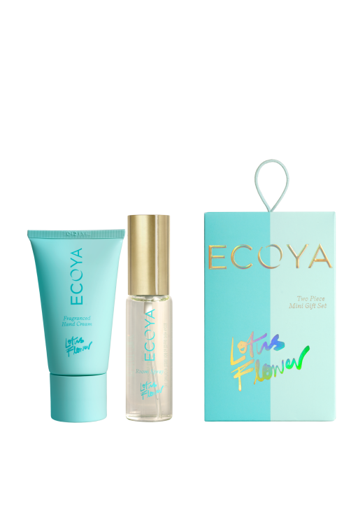 Ecoya 2PC Mini Gift Set Lotus Flower