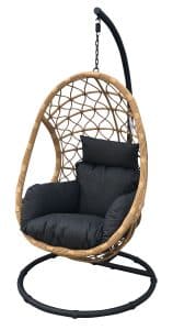 974017 - Torino Natural Wicker with Black Cushion