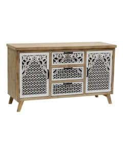 Willow Buffet with Carvings 2 Door 3 Drawer