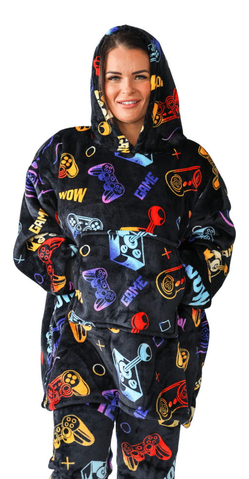 Casa Rosso Panda Hoodie Black Gamer - Image 2