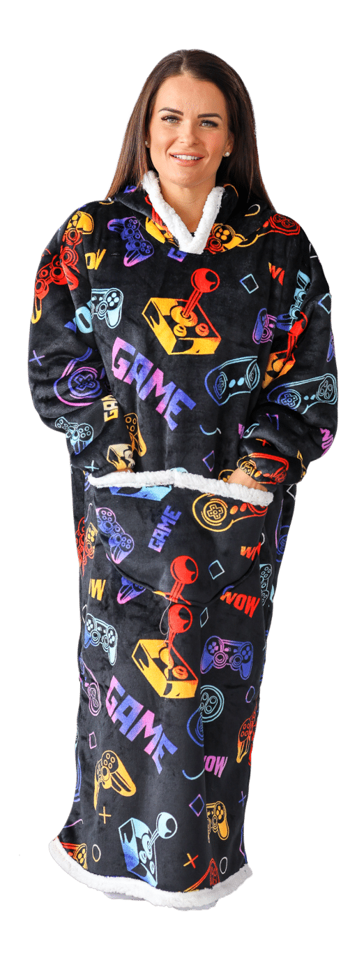 Casa Rosso Jumbo Hoodie Black Gamer - Image 2