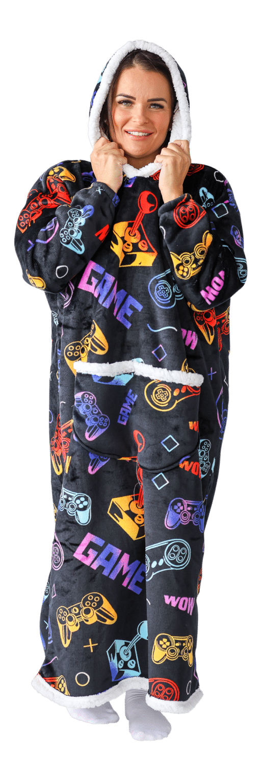 Casa Rosso Jumbo Hoodie Black Gamer