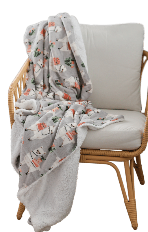 Casa Rosso Panda Throw Llama