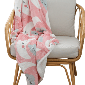 Casa Rosso Panda Throw Moon & Cloud