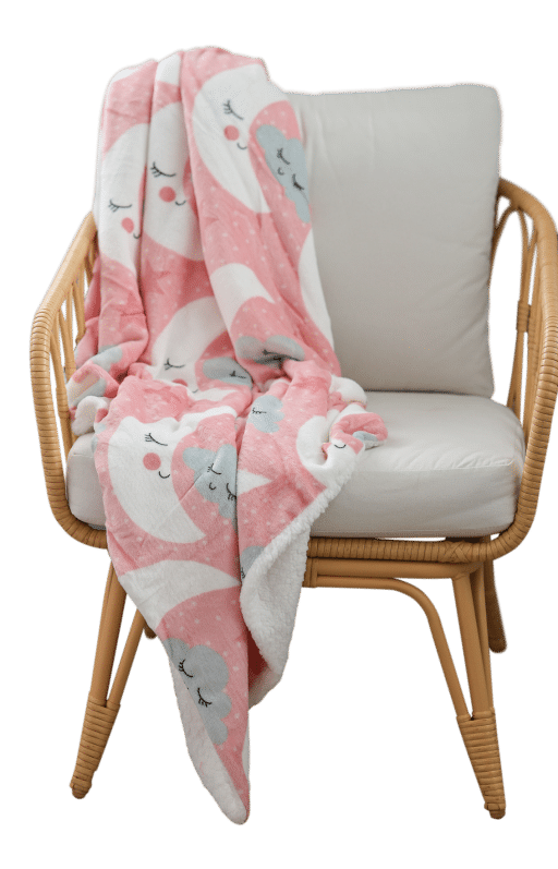 Casa Rosso Panda Throw Moon & Cloud