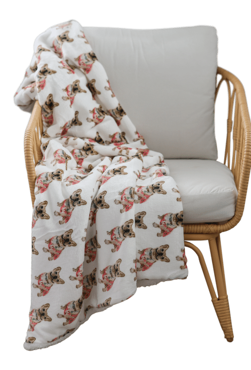 Casa Rosso Panda Throw Bulldog Multi
