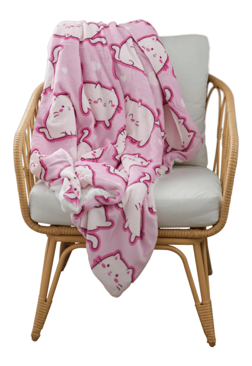 Casa Rosso Panda Throw Puss Cat