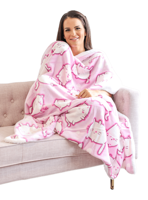 Casa Rosso Panda Throw Puss Cat - Image 2