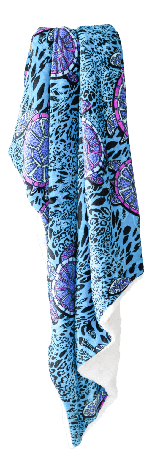 Casa Rosso Panda Throw Aqua Turtle - Image 3