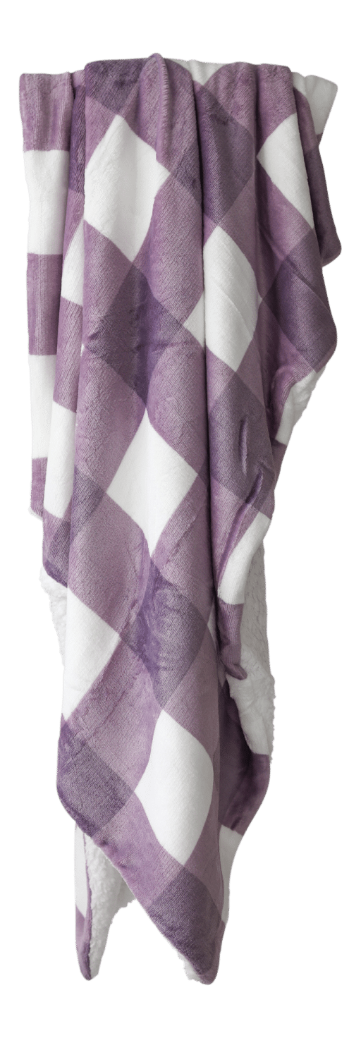Casa Rosso Throw Surf Check Mauve