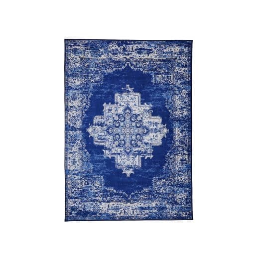 Casa Rosso Venice Rug Digital Print Navy 140x200cm 