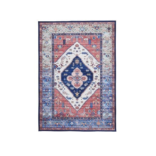 Casa Rosso Venice Rug Digital Print Rust 140x200cm