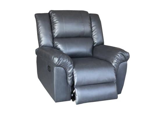 SLF Phuket Recliner Chair 1 Seater Black