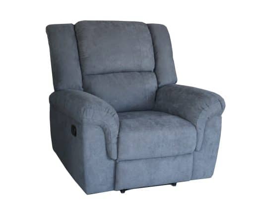 SLF Phuket Recliner Chair 1 Seater Dark Grey