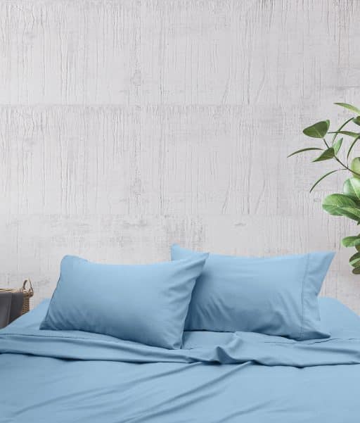 Thermal Flannel Sheet Set 4 Pcs QB Coast Blue