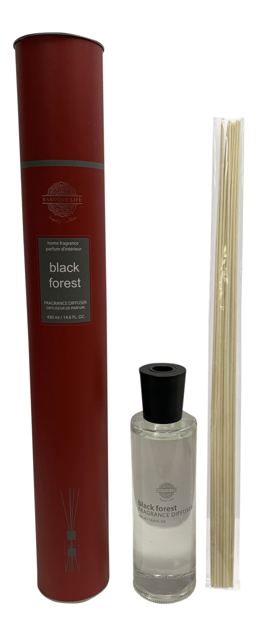 Baroque Life Tall Cylinder Diffuser 430ml Black Forest