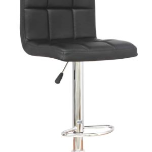 SLF Levi Bar Stool Hydro Square Black 43x48x62-83cm