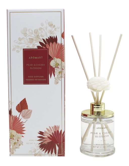 Aromart Diffuser Florals Gift Box Pear & Cherry Blossom 150ML