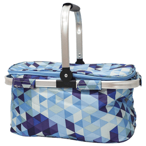 Insulated Floral Shopping Basket Assorted Designs