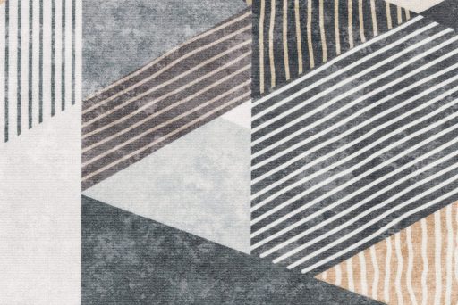 Casa Rosso Venice Mat Digital Print Grey Abstract 50x80cm - Image 3