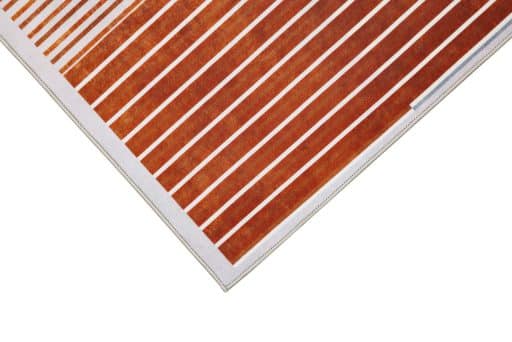 Casa Rosso Venice Rug Digital Print Rust Abstract 140x200cm - Image 2