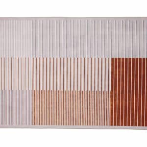 Casa Rosso Venice Rug Digital Print Rust Abstract 140x200cm