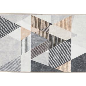 Casa Rosso Venice Mat Digital Print Grey Abstract 50x80cm
