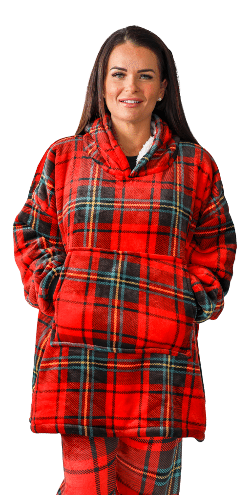 Casa Rosso Panda Flanno Hoodie - Image 2