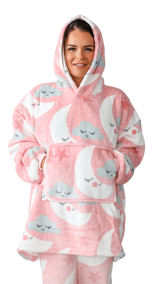 Casa Rosso Panda Moon & Cloud Hoodie