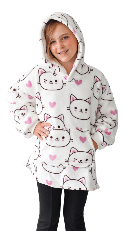 Casa Rosso Panda Kids Hoodie Kitty Whiskers