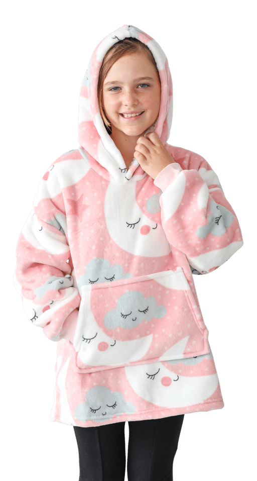 Casa Rosso Panda Kids Hoodie Moon & Cloud