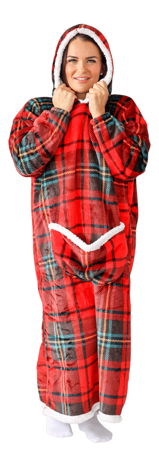 Casa Rosso Panda Flanno Jumbo Hoodie - Image 2