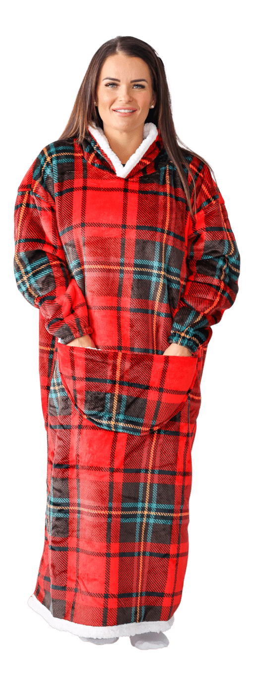 Casa Rosso Panda Flanno Jumbo Hoodie