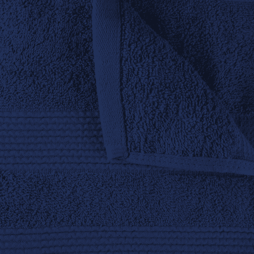 Terry Bath Sheet Denim 90x150cm - Image 3