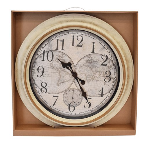 Clock World Map 60cm - Image 2