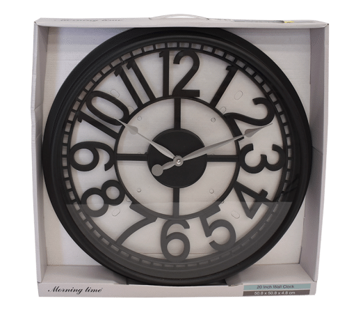 Clock Church With Glass Black 50cm - Image 2
