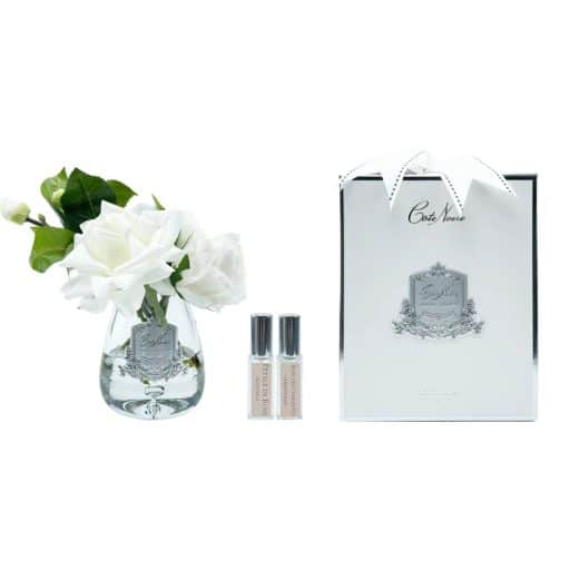 Cote Noire Tea Rose Bouquet In Ivory White - Image 2