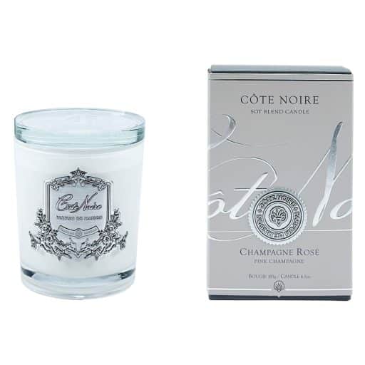 Cote Noire Candle 185g Champagne Rose