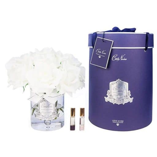 Cote Noire 12 Rose Bouquet In Ivory - Image 2