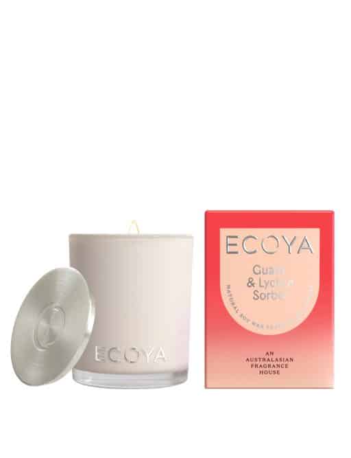 Ecoya Mini Candle 80G Guava & Lychee Sorbet