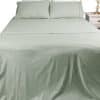 Micro Flannel Sheet Set Superking Sage