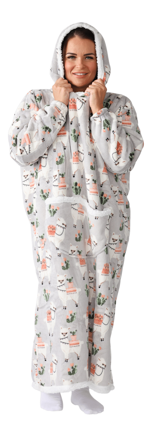 Casa Rosso Panda Llama Jumbo Hoodie