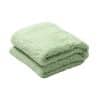 Casa Rosso Sherpa Throw Sage Green 127x152cm - Image 3