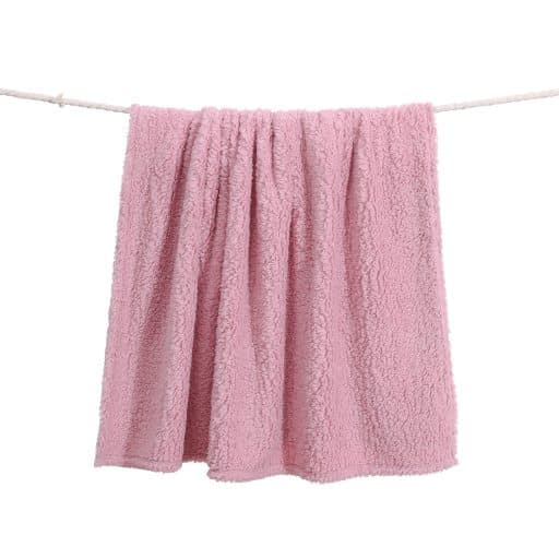 Casa Rosso Sherpa Throw Light Mauve 127x152cm